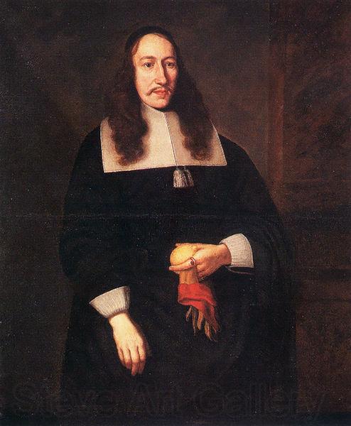 unknow artist Portrait in oil from the year 1664 by the german painter Franz Wulfhagen